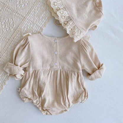 Vintage Lace Romper and Hat