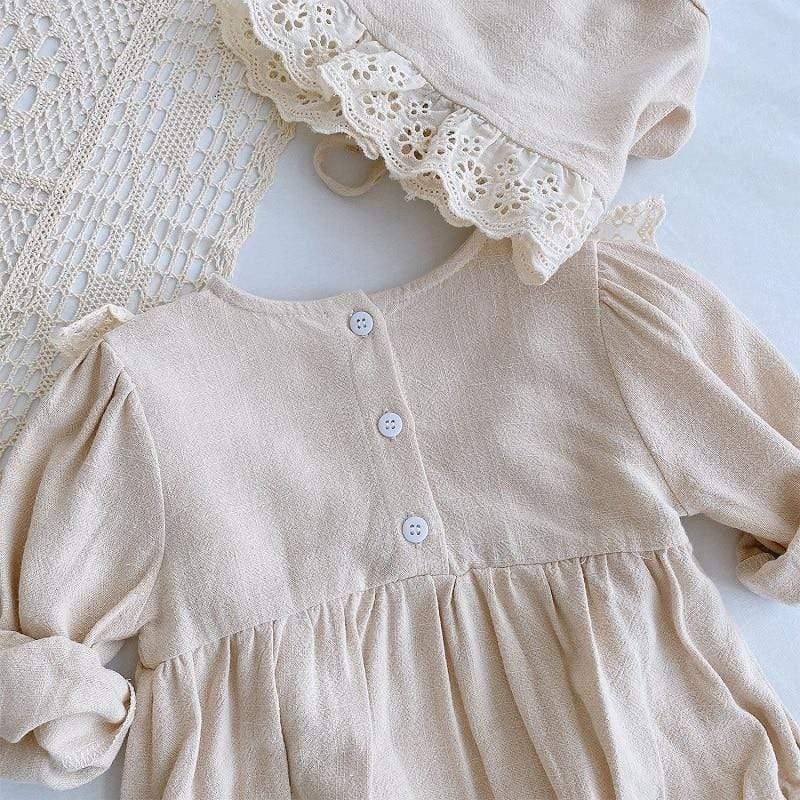 Vintage Lace Romper and Hat