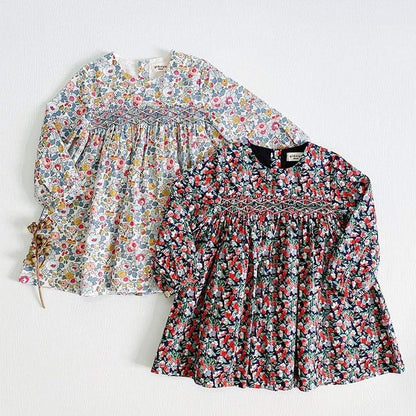 Long Sleeve Mini Floral Dress