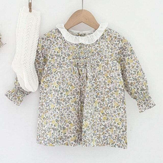 Long Sleeve Mini Floral Dress