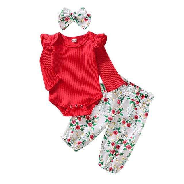 Long Sleeve Floral Romper Outfit