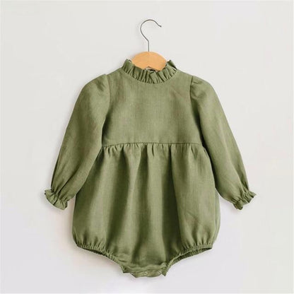 Long Sleeve Baby Floral Romper