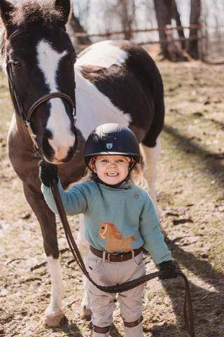 Momorii Baby Knitted Sweater Horse Pattern