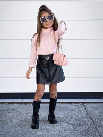 Off shoulder Sweater Set