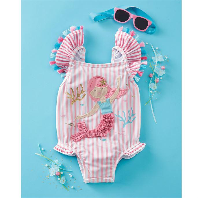 One Piece Swimwear Floral &Striped