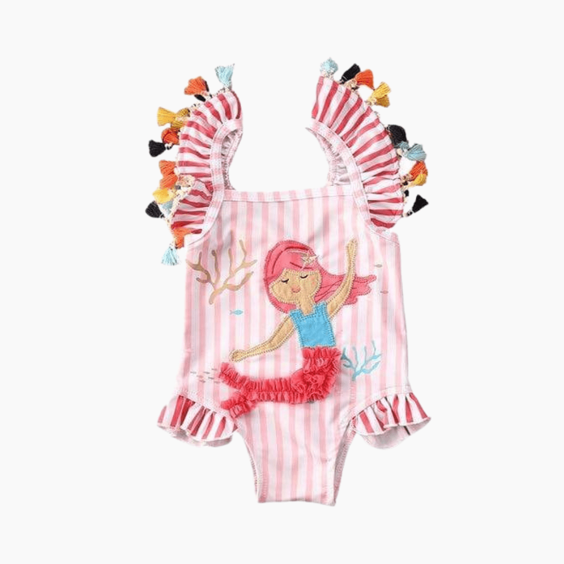 One Piece Swimwear Floral &Striped