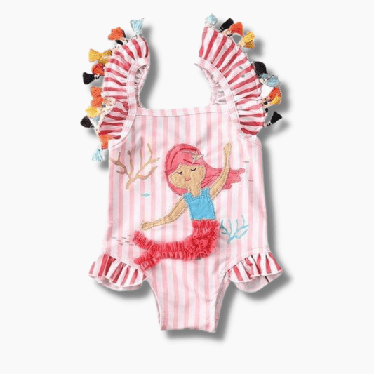 One Piece Swimwear Floral &Striped