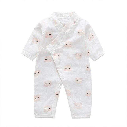 Printed Kimono Jumpsuit