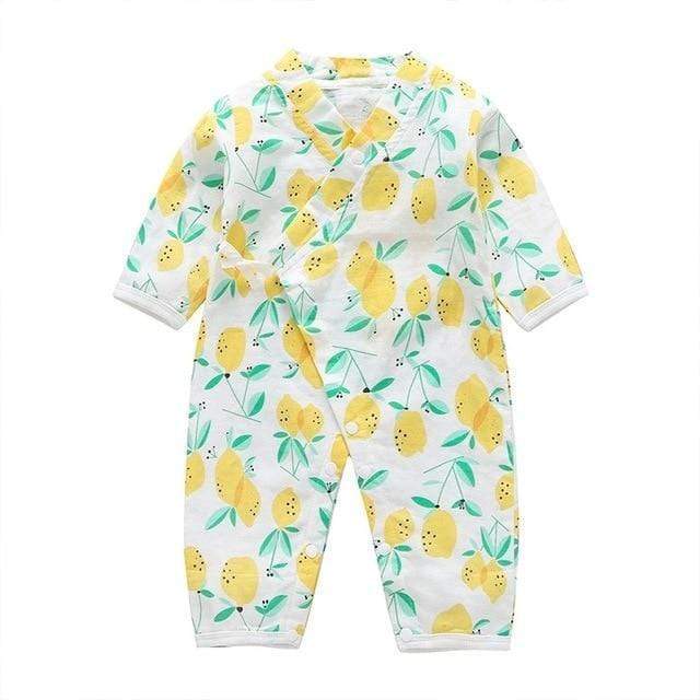Printed Kimono Jumpsuit