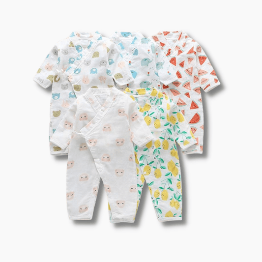 Printed Kimono Jumpsuit
