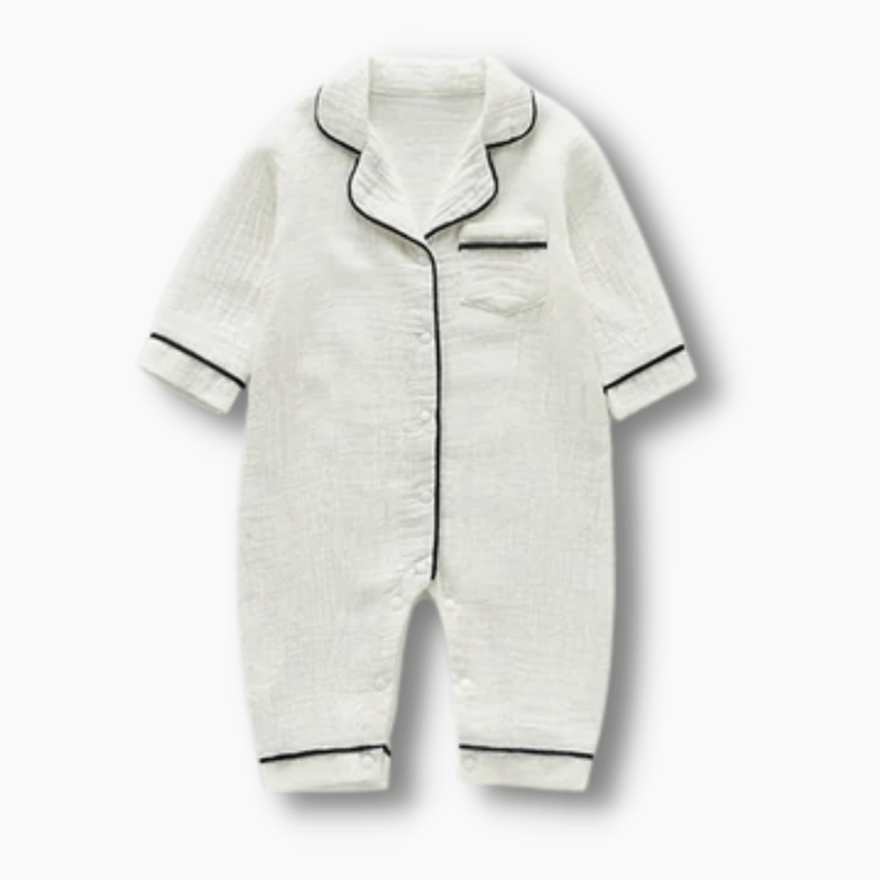 Solid Kids Pajamas Romper