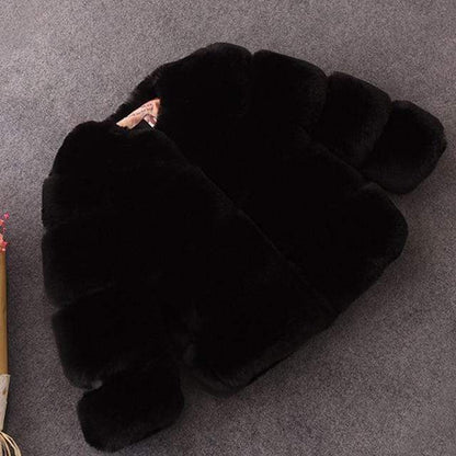 Stylish Faux Fur Coat