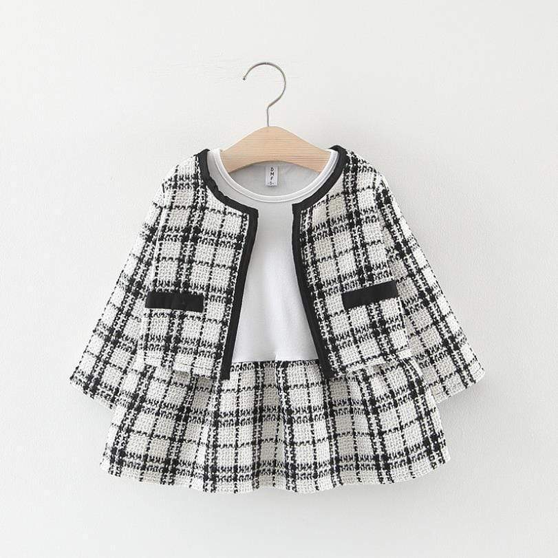 Toddler Girl Plaid 2 Piece Set
