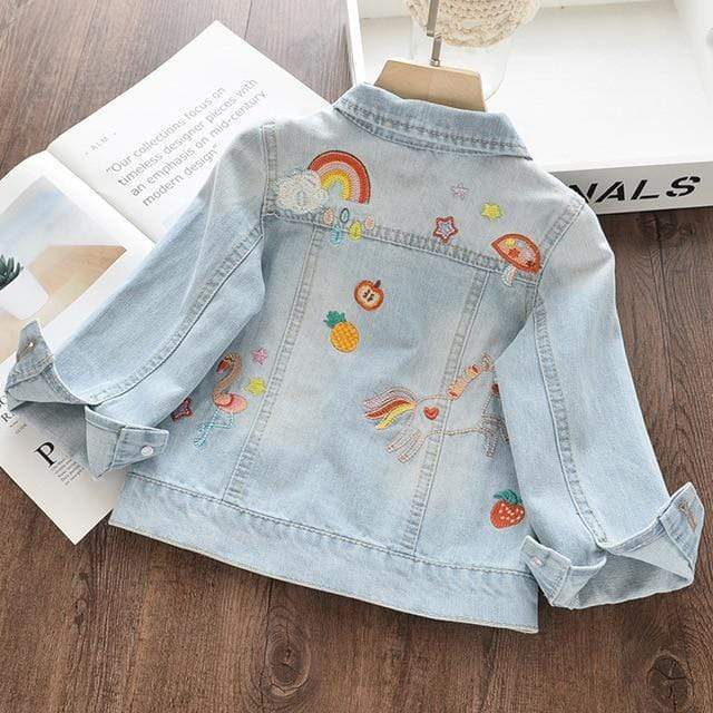 Unicorn Denim Embroidered Jacket