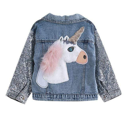 Unicorn Denim Embroidered Jacket