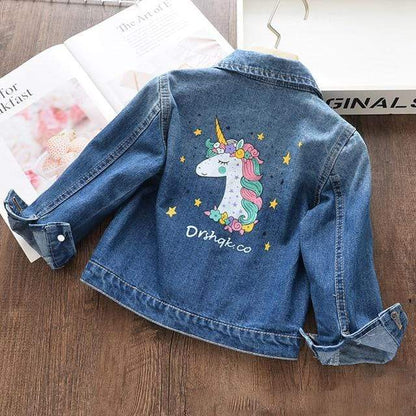 Unicorn Denim Embroidered Jacket