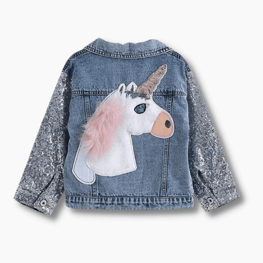 Unicorn Denim Embroidered Jacket