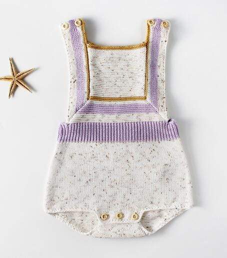 Vintage Style Knitted Romper