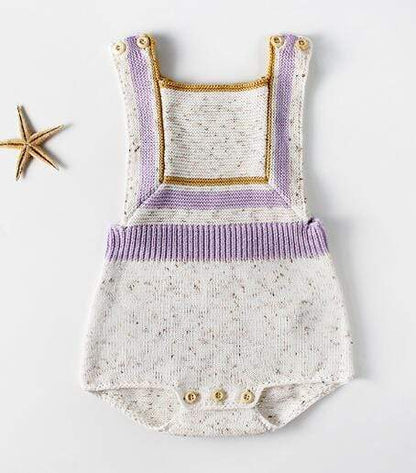 Vintage Style Knitted Romper