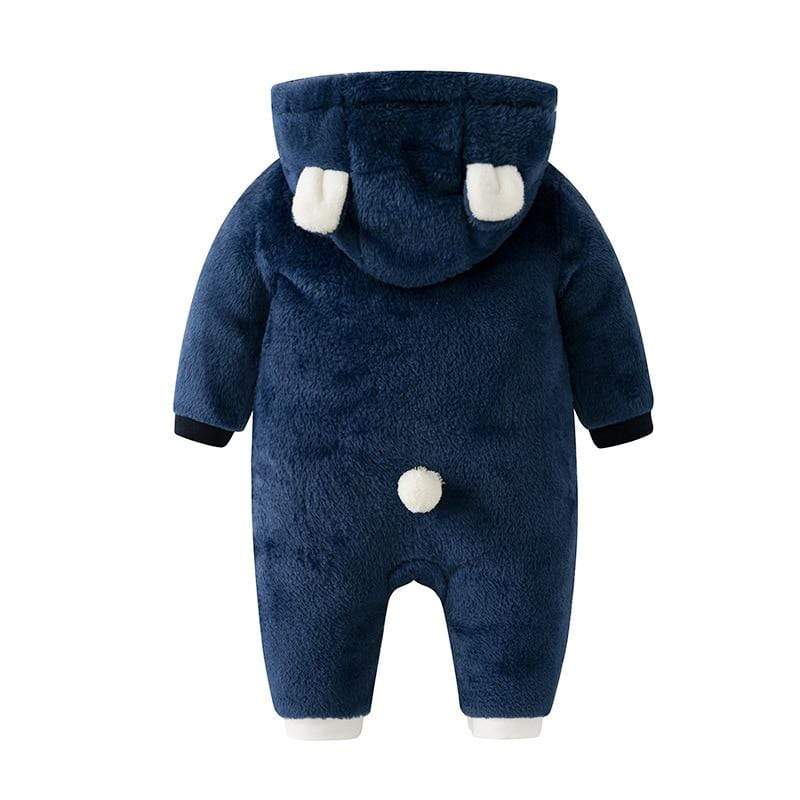 Winter Fleece Bear Jumpsuit